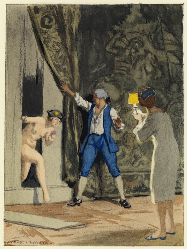 Illustration for Memoirs of Casanova by Jules Marie Auguste Leroux