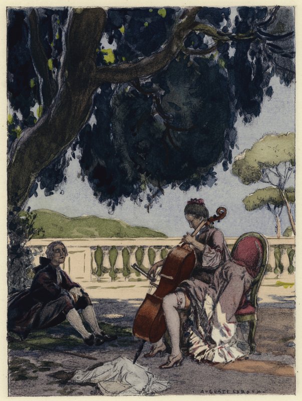 Illustration for Memoirs of Casanova by Jules Marie Auguste Leroux
