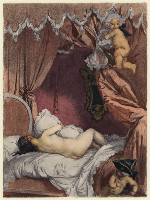 Illustration for Memoirs of Casanova by Jules Marie Auguste Leroux