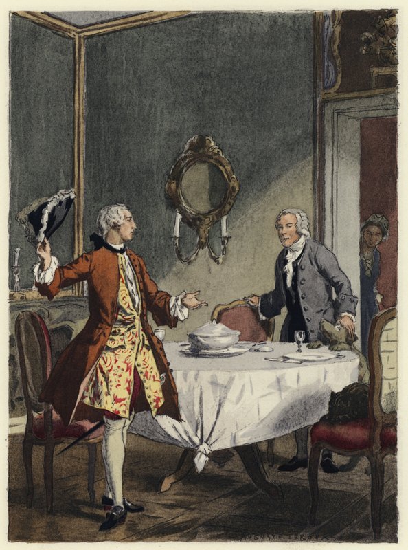 Illustration for Memoirs of Casanova by Jules Marie Auguste Leroux