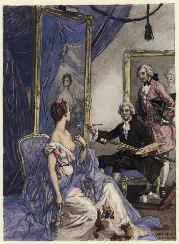 Illustration for Memoirs of Casanova by Jules Marie Auguste Leroux