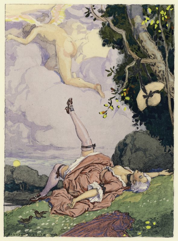 Illustration for Memoirs of Casanova by Jules Marie Auguste Leroux