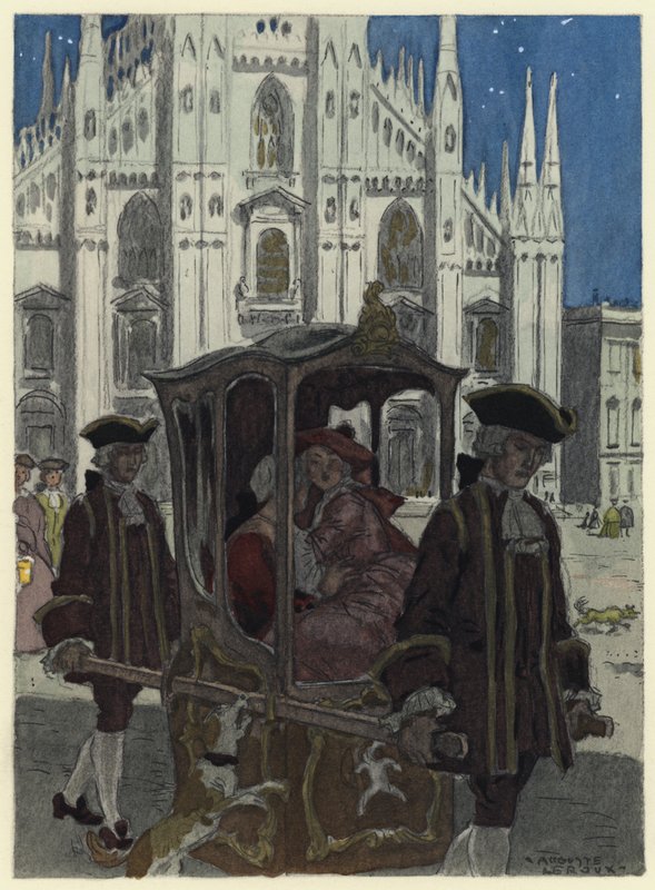 Illustration for Memoirs of Casanova by Jules Marie Auguste Leroux