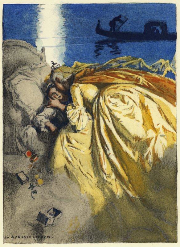 Illustration for Memoirs of Casanova by Jules Marie Auguste Leroux