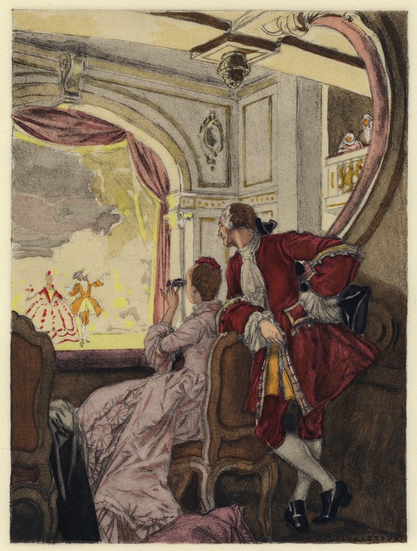 Illustration for Memoirs of Casanova by Jules Marie Auguste Leroux