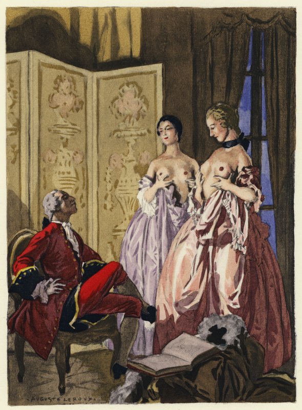 Illustration for Memoirs of Casanova by Jules Marie Auguste Leroux