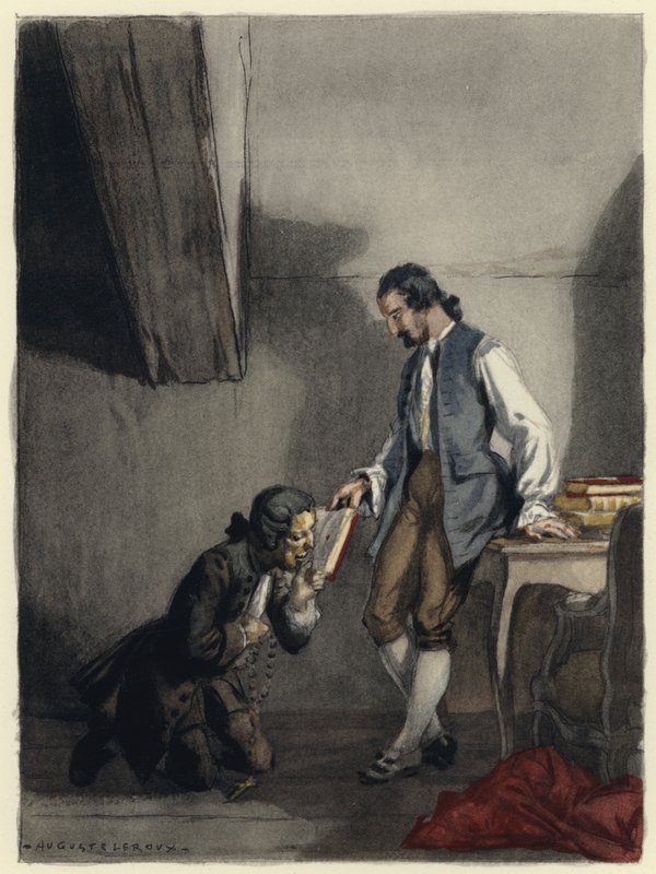 Illustration for Memoirs of Casanova by Jules Marie Auguste Leroux