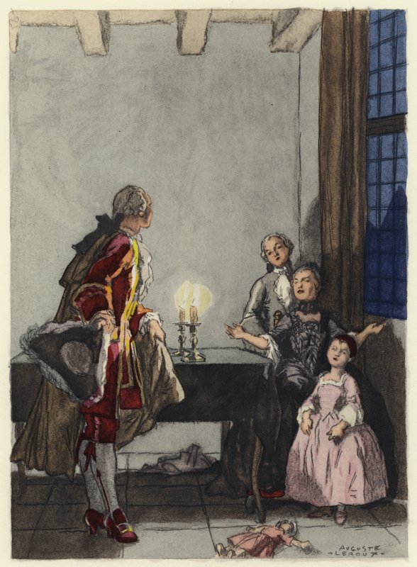 Illustration for Memoirs of Casanova by Jules Marie Auguste Leroux