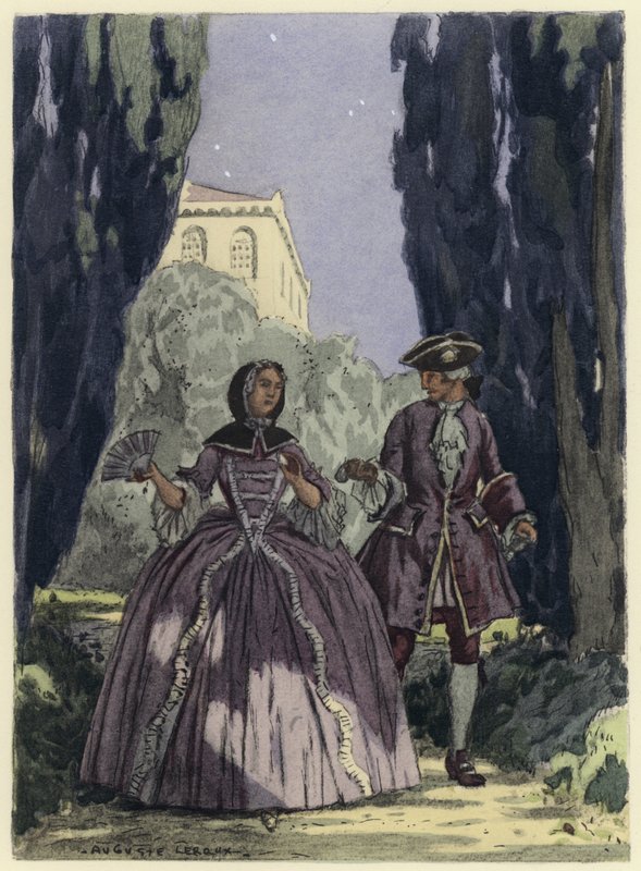 Illustration for Memoirs of Casanova by Jules Marie Auguste Leroux