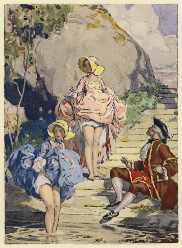 Illustration for Memoirs of Casanova by Jules Marie Auguste Leroux