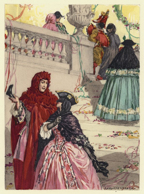Illustration for Memoirs of Casanova by Jules Marie Auguste Leroux