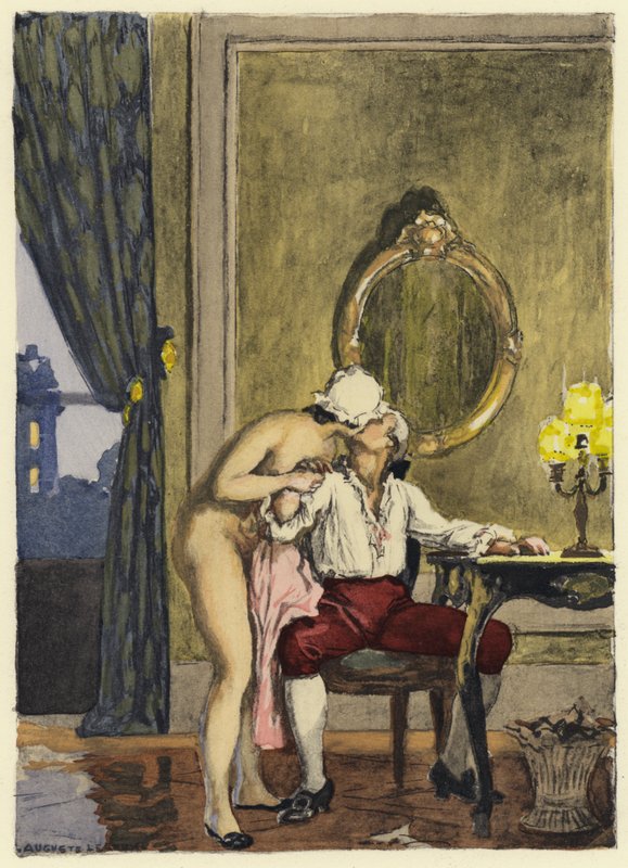 Illustration for Memoirs of Casanova by Jules Marie Auguste Leroux