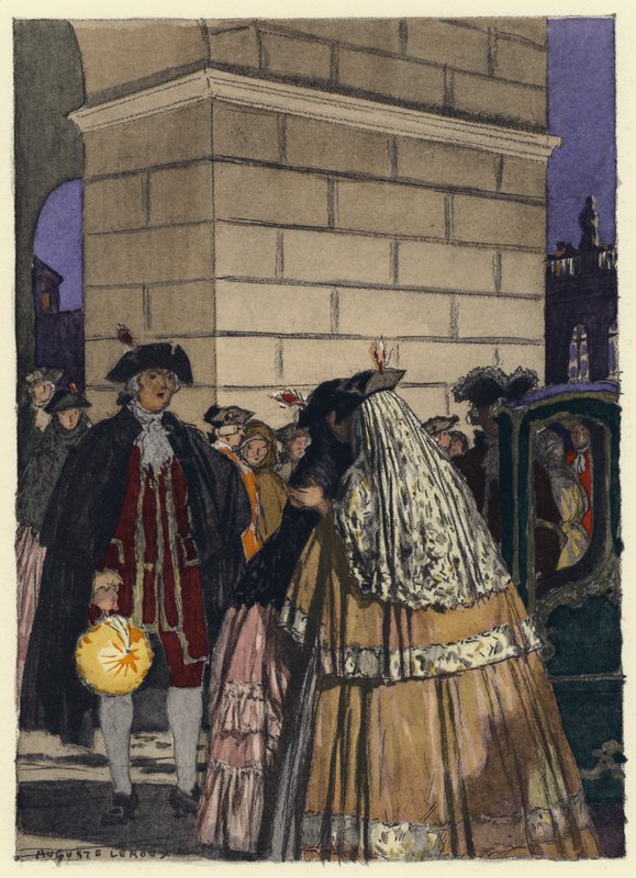 Illustration for Memoirs of Casanova by Jules Marie Auguste Leroux