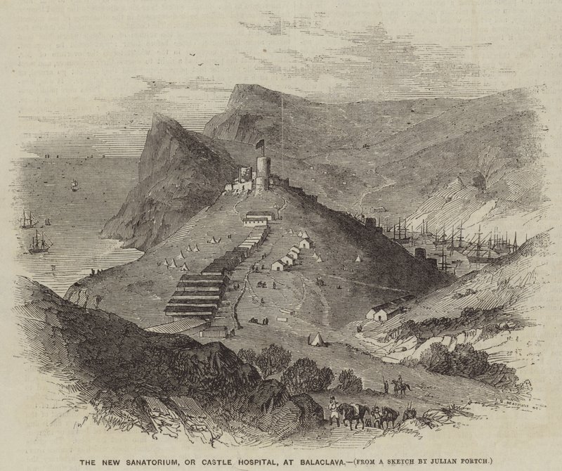 The New Sanatorium, or Castle Hospital, at Balaclava by Julian Portch
