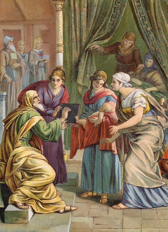Birth of John The Baptist by Julius (after) Schnorr von Carolsfeld