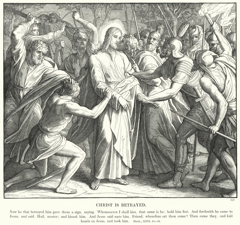 Christ is Betrayed by Julius (after) Schnorr von Carolsfeld