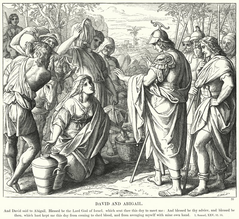 David and Abigail by Julius (after) Schnorr von Carolsfeld