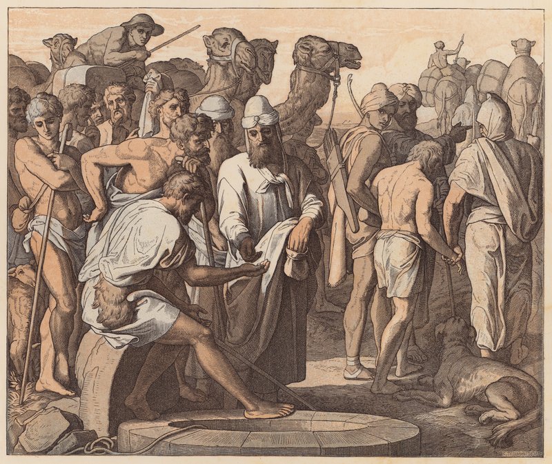 Joseph sold by his Brethren, Genesis, XXXVII, 28 by Julius (after) Schnorr von Carolsfeld