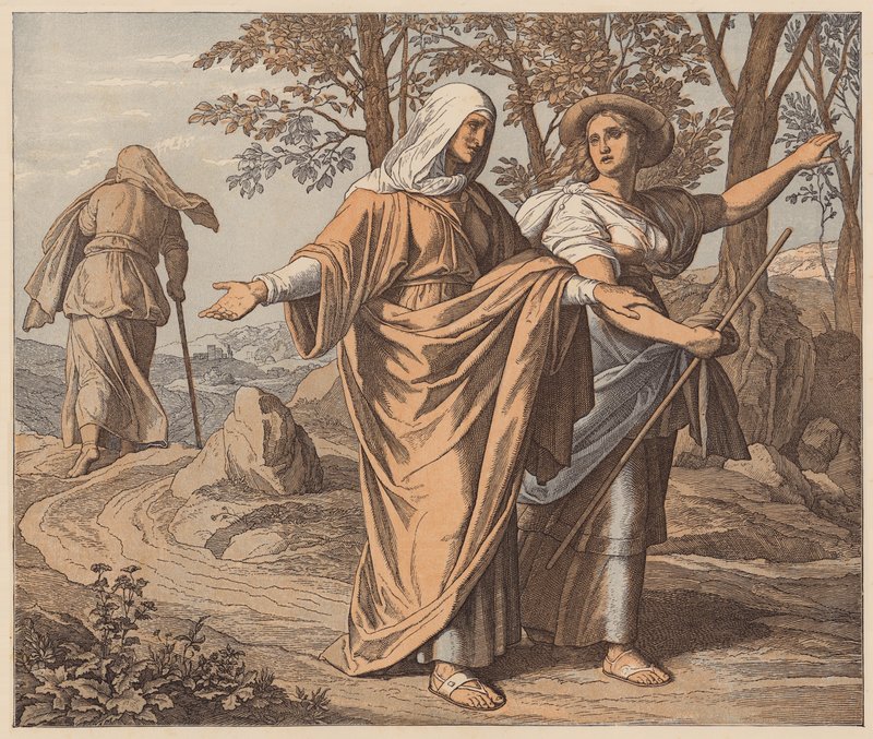 Ruth and Naomi, Ruth, I by Julius (after) Schnorr von Carolsfeld