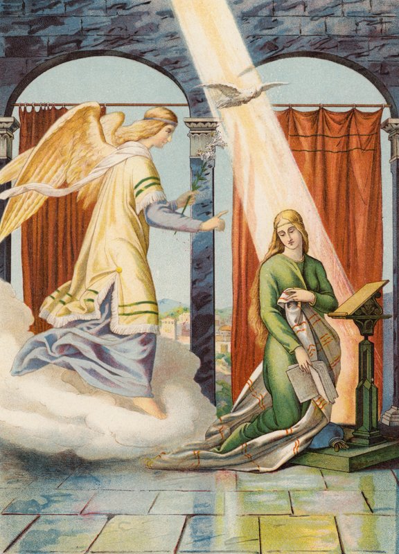 The Annunciation by Julius (after) Schnorr von Carolsfeld