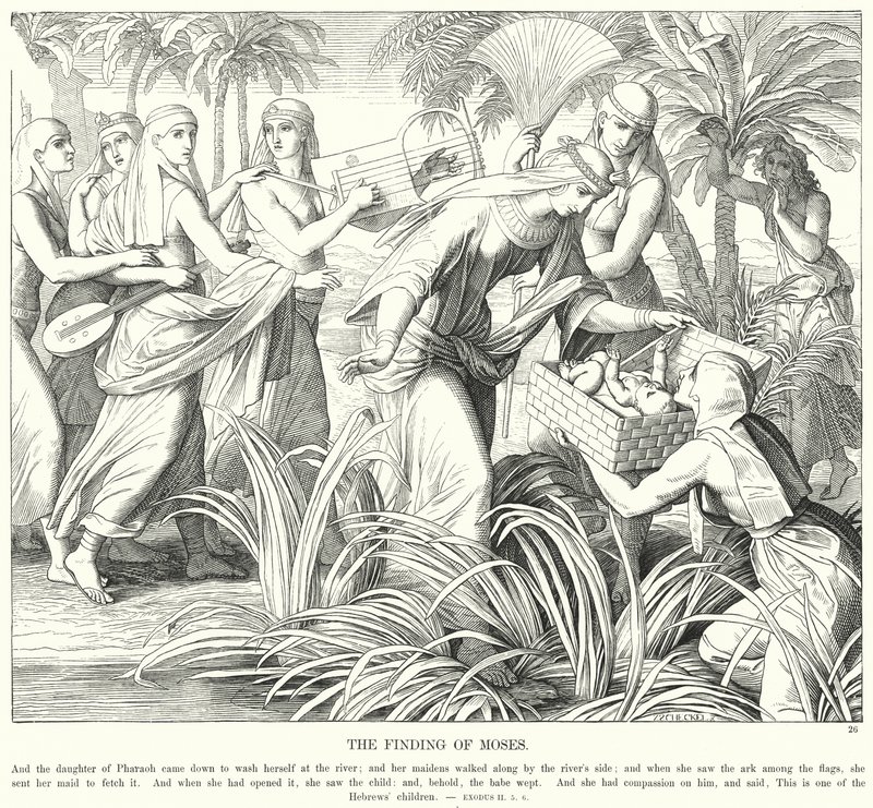 The Finding of Moses by Julius (after) Schnorr von Carolsfeld