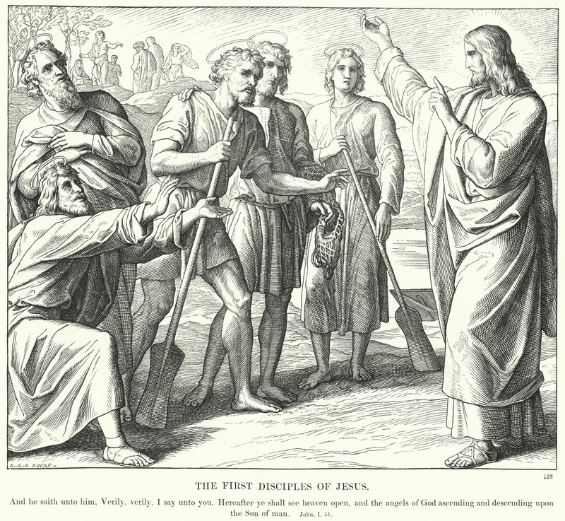 The First Disciples of Jesus by Julius (after) Schnorr von Carolsfeld