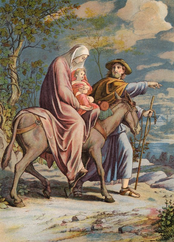 The Flight into Egypt by Julius (after) Schnorr von Carolsfeld
