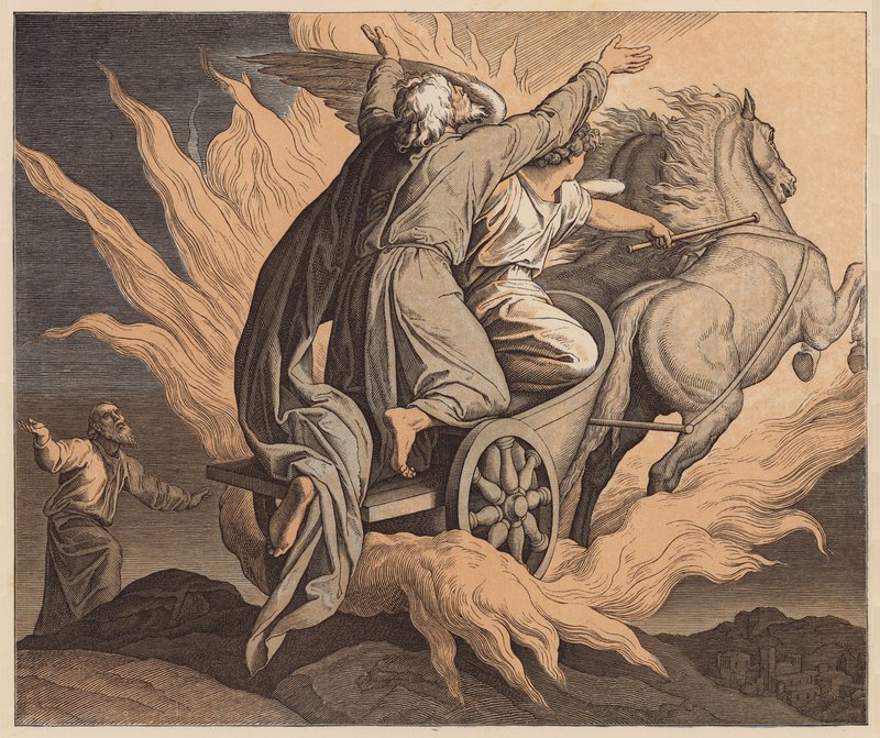 The Translation of Elijah, 2 Kings, II by Julius (after) Schnorr von Carolsfeld