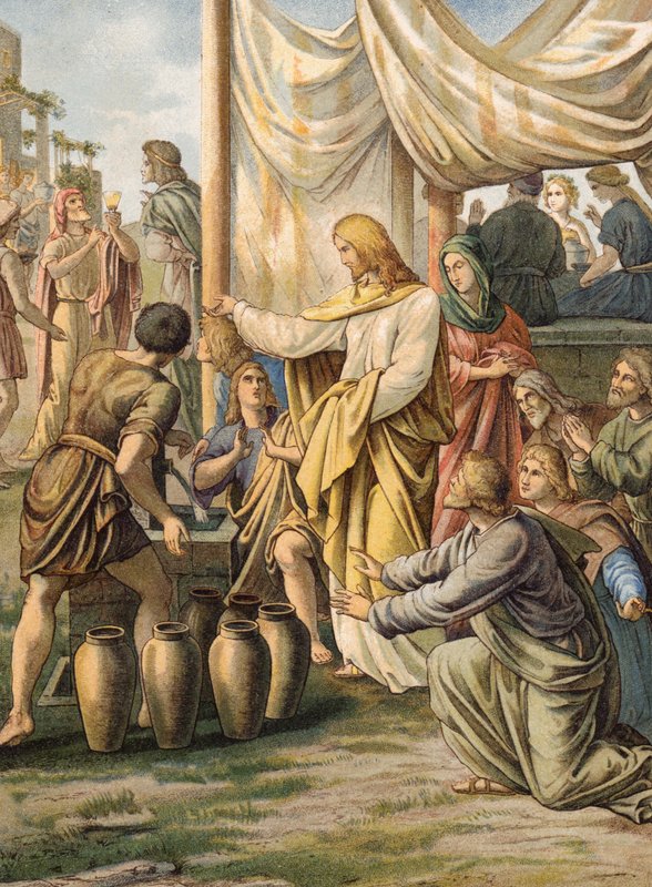 The Wedding in Cana by Julius (after) Schnorr von Carolsfeld