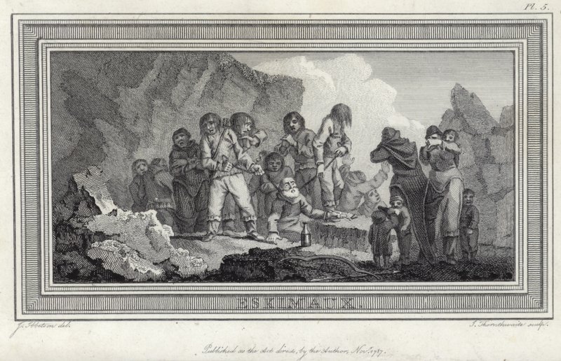 Eskimaux by Julius Caesar Ibbetson