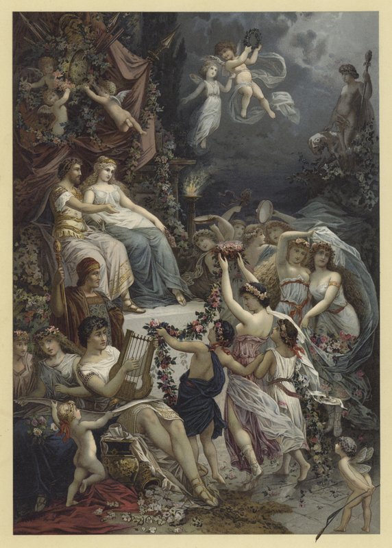 Illustration for A Midsummer Night