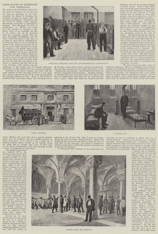 Paris House of Detention for Criminals by Julius Mandes Price