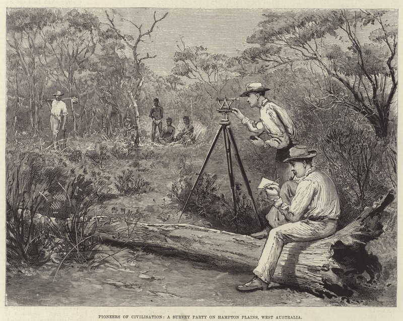 The Land of the Golden Nugget, Hampton Plains by Julius Mandes Price
