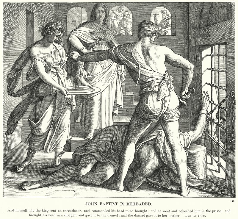 John the Baptist is Beheaded by Julius Schnorr von Carolsfeld
