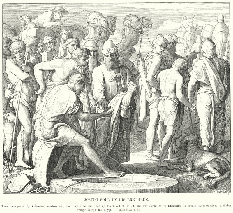 Joseph Sold by His Brethren by Julius Schnorr von Carolsfeld