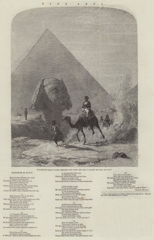 Napoleon in Egypt (Forty Centuries Look Down Upon Him) by Karl Girardet