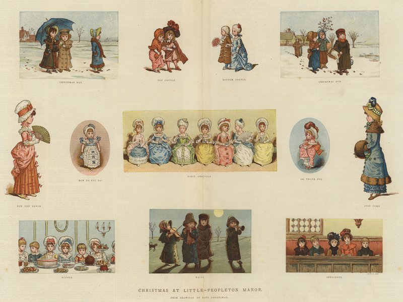 Christmas at Little-Peopleton Manor by Kate Greenaway