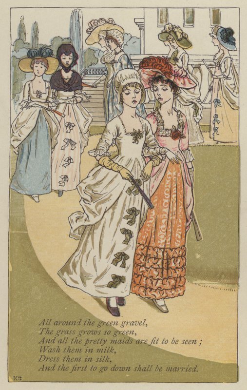 All around the green gravel by Kate (after) Greenaway