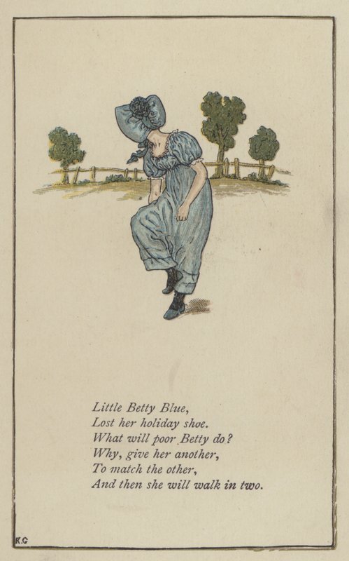 Little Betty Blue by Kate (after) Greenaway