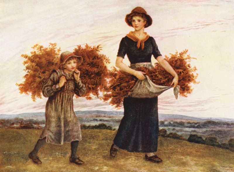 The Bracken Gatherers by Kate (after) Greenaway