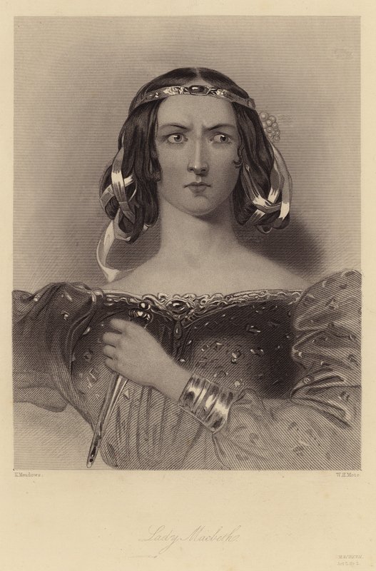 Shakespeare: Macbeth, Lady Macbeth, Act 2, Scene 2 by Kenny Meadows