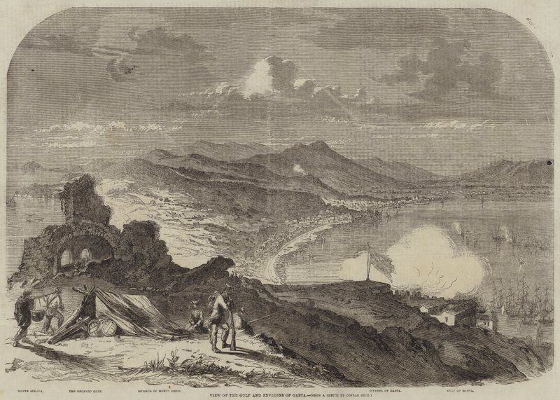View of the Gulf and Environs of Gaeta by Konrad Grob