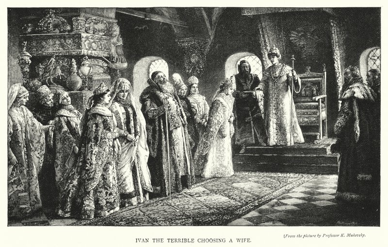 Ivan the Terrible Choosing a Wife (engraving) by Konstantin Egorovich Makovsky