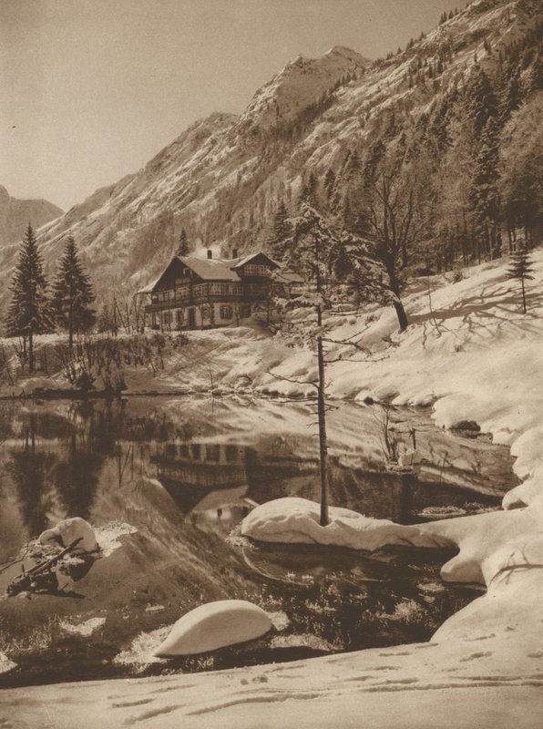 The Christles-See near Oberstdorf by Kurt Hielscher