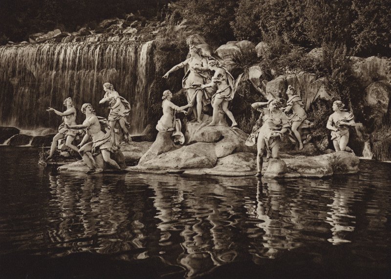 Caserta, Gruppo di Diana, in the Park by Kurt Hielscher