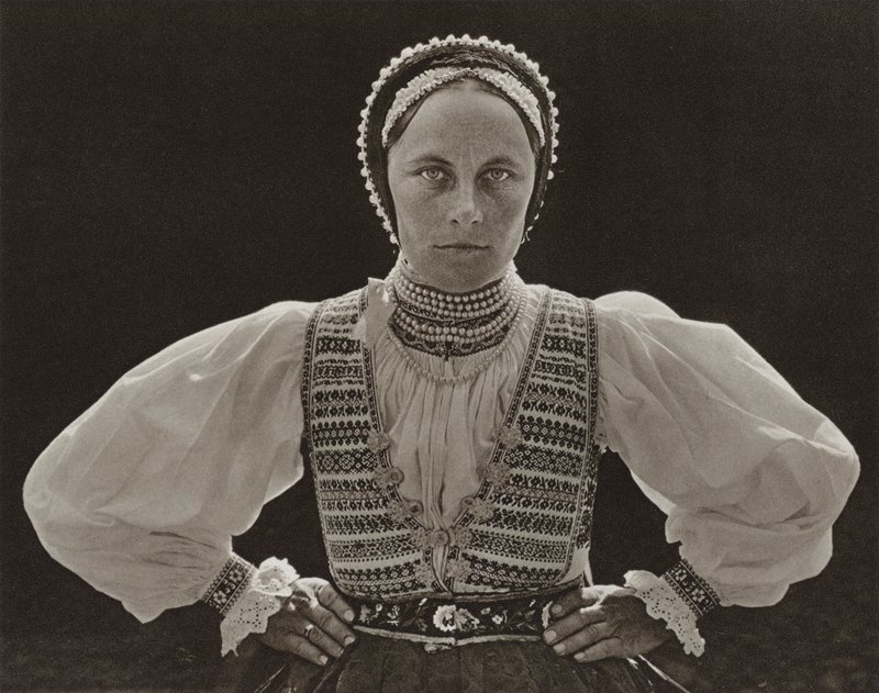 Romania: Ghinda, Saxon Woman by Kurt Hielscher