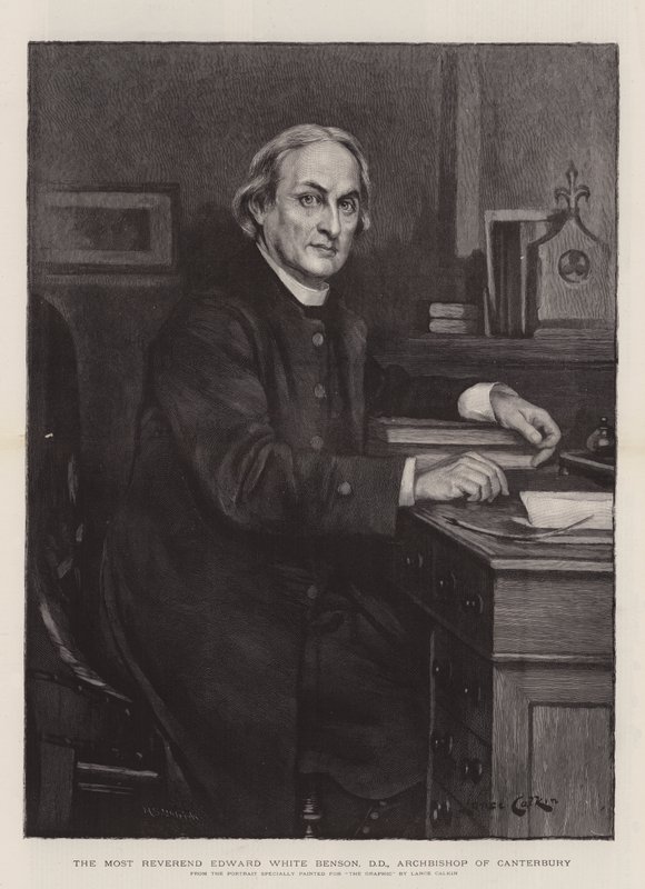 The Most Reverend Edward White Benson, DD, Archbishop of Canterbury by Lance Calkin