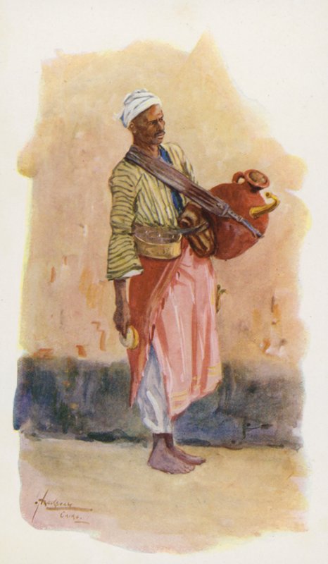 People of Egypt: Syrup-Seller, Argesusi by Lance Thackeray