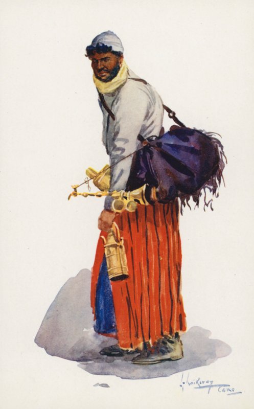 People of Egypt: Syrup-Seller, Sharbatli by Lance Thackeray