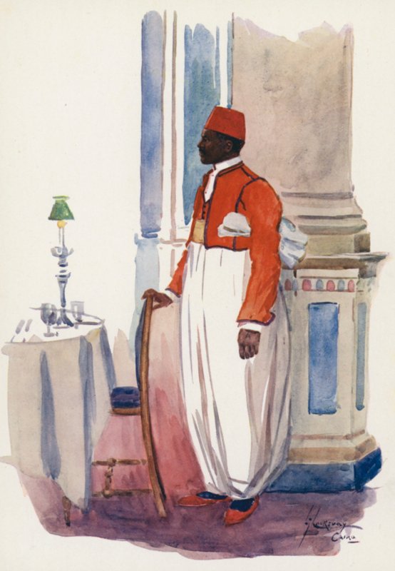 People of Egypt: Waiter, Shepheard